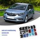 90pcs/set Car AC Air Conditioning High Low Side Service Port Cap Kit R134a
