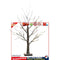 Birch Tree Lighted Fairy Spirit 24 LED Tabletop Light up Tree Lamp (Black) Newly
