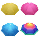 5pcs Waterproof Foldable Outdoor Sun Shade Fishing Umbrella Hat (Multi)