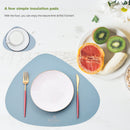 Leather Placemats Coasters, Non Slip Waterproof Heat-Resistant Place Mat Coas