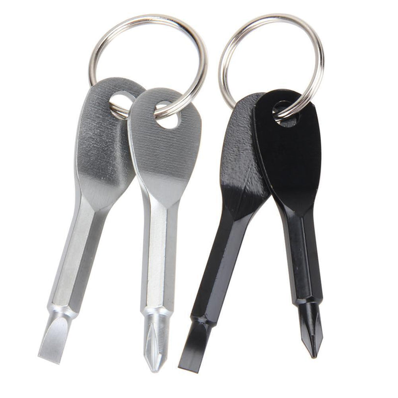 10pcs Key Ring Screwdriver EDC Set Outdoor Pocket Mini Tool with Keychain