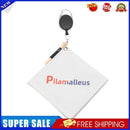 Golf Ball Cleaning Towel Sports Golf Club Head Wiping Cloth Cleaner (White)