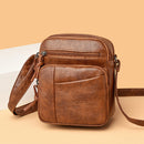 Retro Designer Small Handbag for Women PU Soft Leather Crossbody Shoulder Bags