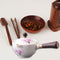 Portable Chinese Gongfu Kung Fu Tea Set Rotating Ceramic Teapot Teaware (M)