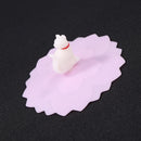 Silicone Heat-resistant Dust-proof Sealed Cup Lid Food Wrap Cover (Cat)