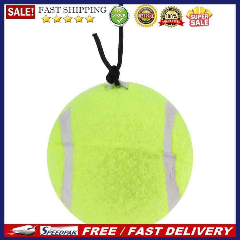High Elasticity Self-Study Woolen Training Tennis Ball w/ Detachable String