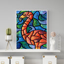 40 X 50cm Hand Painted Digital Oil Art Picture DIY Animal Paint By Numbers De