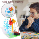 Children Bubble Machine Toys Science Experiment Hand Cranked Blowing Bubble Toys