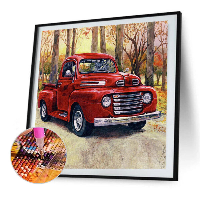 5D DIY Full Drill Diamond Painting Car Cross Stitch Craft Kits Home Wall Decor