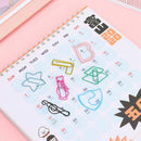 Memo Desktop Storage Notebook Stationery Binder Clip Bookmark Paper Clips