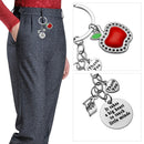 Him Accessories Letter Keyring Bag Pendant Gift For Teacher Letter Key Chain