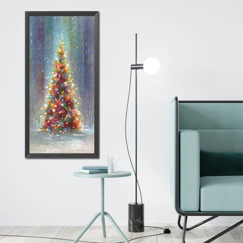 5D Diamond DIY Christmas tree Full Round Drill Rhinestone Kit