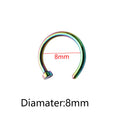 Fashion Charming Hoop Clip on Nostril Hoop Non Piercing Body Jewelry Nose Ring