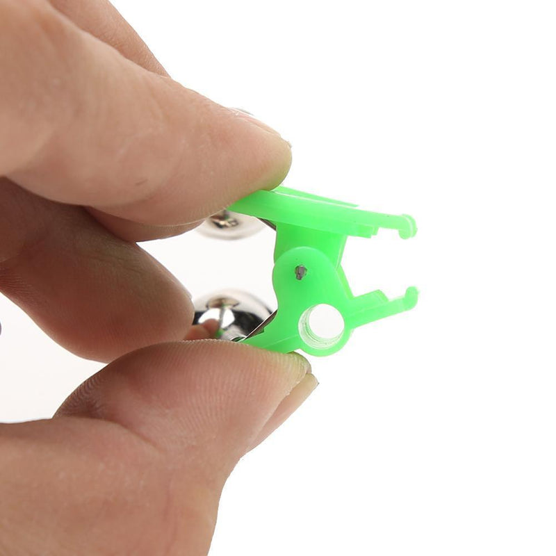 10pcs Fishing Bite Alarms Fishing Rod Stalk Bells Clamp Tip Fishing Tools
