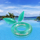 Kids Swimming Ring Cute Rabbit Ears Modeling Reusable Thickening Ring (B)