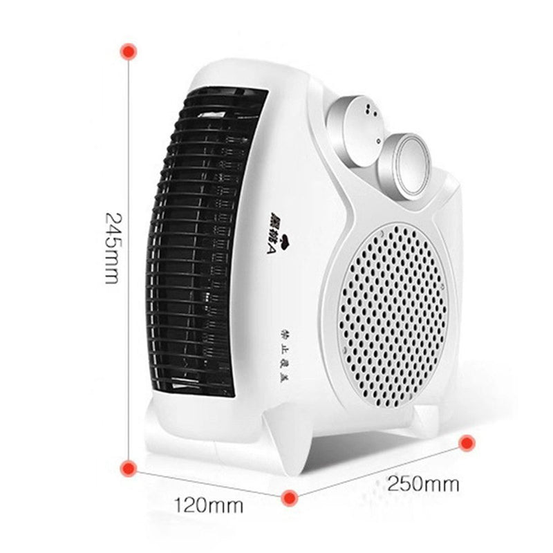 Electric 500-800W Instant Heat Stove Warmer Mini Heating Fan Plug In Heater