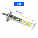 H1 Super Bright 55W LED Car Fog Light DRL Turn Signals Headlight Driving Bulb
