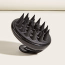 Silicone Head Body Massage Brush Hair Washing Clean Comb Hair Care (Black) Newly