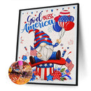 5D Diamond Painting Kit Cartoon Gnome Full Round Drill DIY Wall Crafts Mosaic