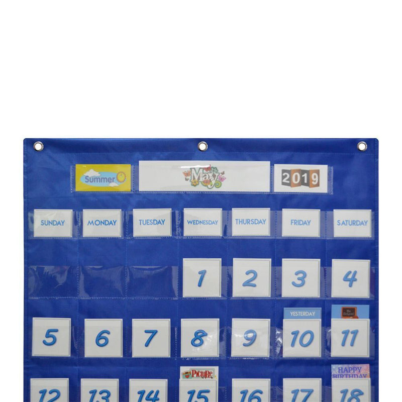Early Childhood Insert Card Mixed Sound Calendar Bag Pocket Teaching Aids