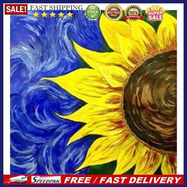 Canvas Paint By Numbers Sunflower Oil Hand Painted Drawing Kit Home Decorat