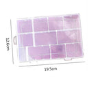 Beads Container Transparent Storage Box Little Stuff Storing Small Items Case