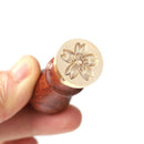 Wax Seal Stamp with Handle Lacquered Print Embossed Seal Invitation Decorat