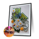 5D Diamond Painting DIY Butterfly flowers Full Round Drill Rhinestone Kit