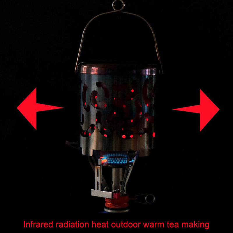 Outdoor Portable Gas Heater Stoves Heating Cover Camping Mini Hanging Heater