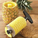 Stainless Steel Pineapple Peeler Slicer Fruit Corer Kitchen Tools (Black)