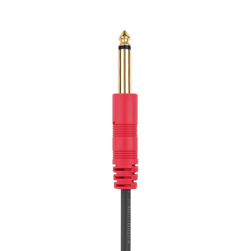 Dual RCA to Dual Mono 6.35mm Male Audio Cable 2RCA to 2 6.5 DVD Mixer (2m)