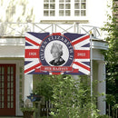 II Commemorate 1926-2022 Queen Banner Her Majesty Queen Platinums Jubilee Flag