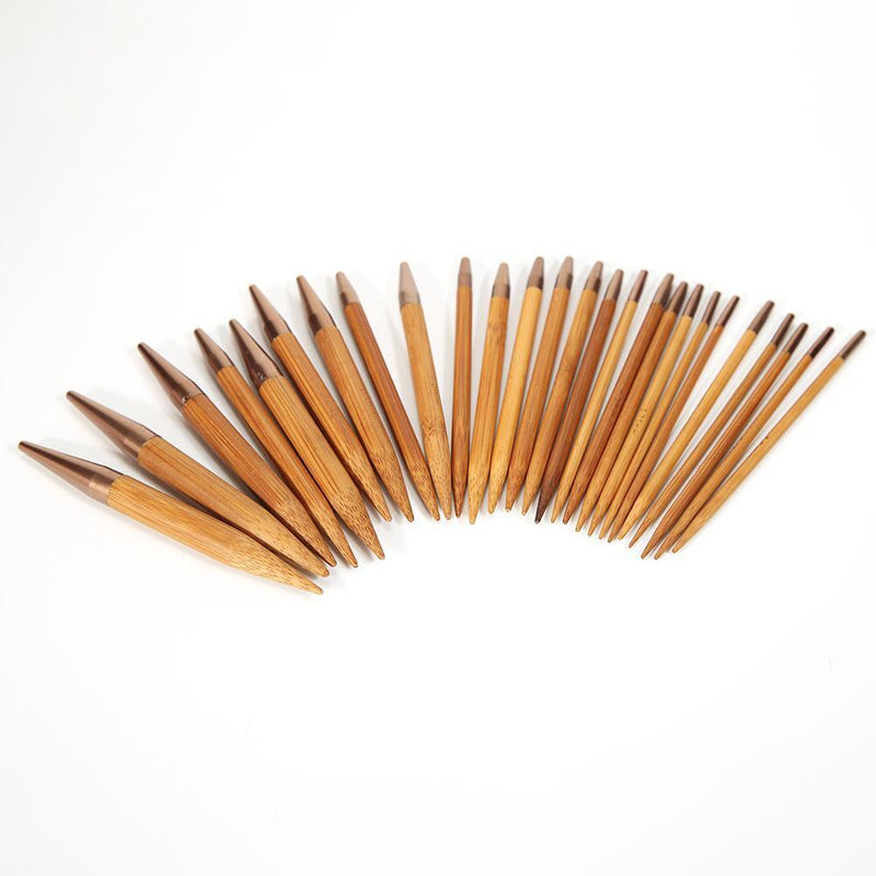 13 Sizes Aluminium Circular Kntting Needle Ring Set Crochet Yarn (Orange) Newly