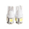 2PCS T10 5050 5SMD LED White Light Car Side Wedge Tail Light Lamp Bright
