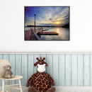 5D DIY Full Drill Diamond Painting Warm Sun View Cross Stitch Embroidery