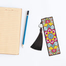 2pcs DIY Diamond Painting Leather Bookmark Mandala Tassel Crafts (FQY046)