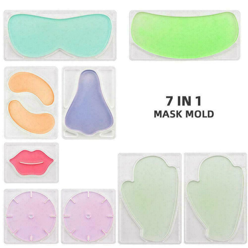 5Pcs/Set Facial Masks Molds Reusable Facial Masks Patch Maker Molds DIY R7I4