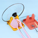 Soup Spoon Non-Slip Chopsticks Drain Rack Multifunctional Pot Cover Collapsible