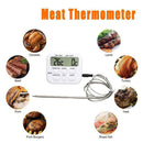 Thermometer Barbecue Oil Temperature Digital Display Thermometer X4Y8