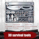 Outdoor EDC Survival Fishing Hook Card Portable Camping Hiking Tool Cards Newly