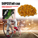 Aluminum Alloy Bike Bicycle Brake Shifter Cable Tips End Caps Crims Pack of 50