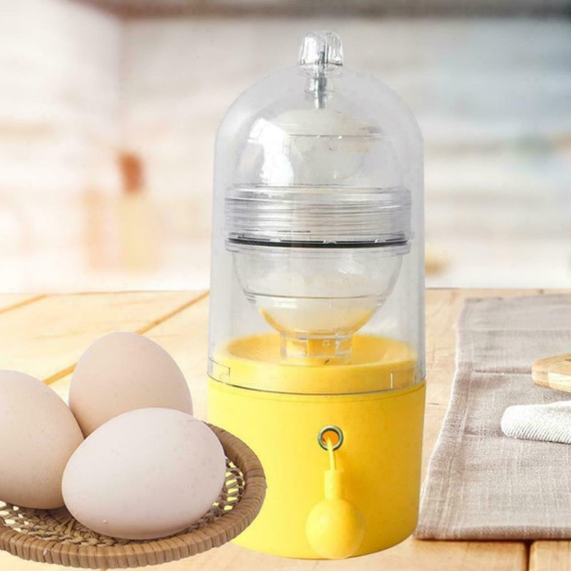 Eggs Mixing Maker Manual Egg Stirring Golden Eggs Puller Kitchen Shaker C7K2