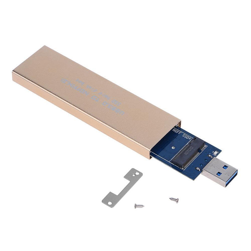 M.2 NGFF SSD to USB3.0 Type-A Adapter Flash Hard Drive External Enclosure
