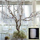 99FT Garland Diamonds Acrylic Crystal Bead Curtain DIY Party Decor Home Home