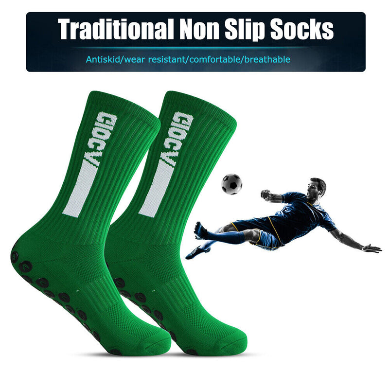 #A Anti Slip Sports Soccer Socks Thick Cotton Yoga Breathable Socks for Cycling