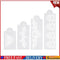 4X Flower Cake Cookie Fondant Side Baking Stencil Wedding Decor Mold Tool #F