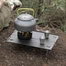 Mini Folding Table Aluminum Outdoor Camping Picnic Household Desk (Black) Newly