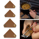 Handle Cover Triangular Leather Buckle Shera Bowl Gloves Camp Bowl Cover