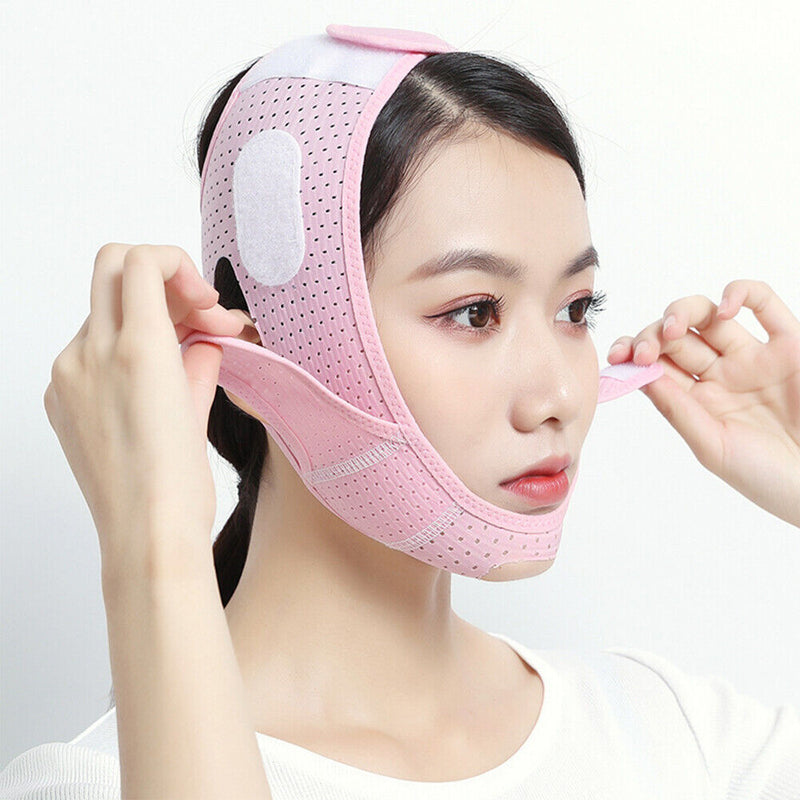 V Shaped Facial Massage Patches Reduce Double Chin Cheek Lift Up Facial Device