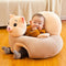 Creative Cartoon Baby Sofa Cover Learn to Sit Seat Feeding Chair Case (C) Newly
